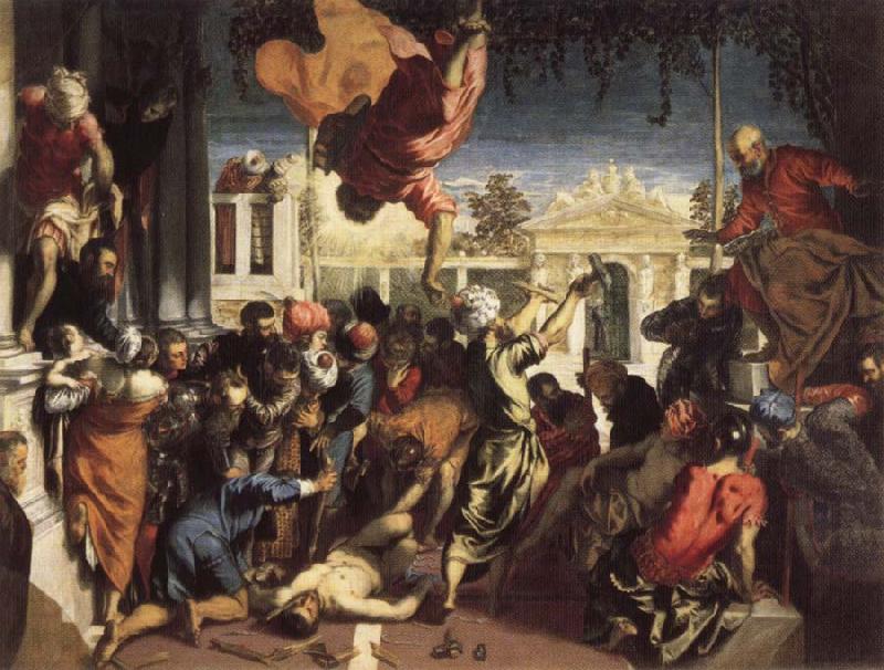 Jacopo Tintoretto Micacle of Saint Mark oil painting image